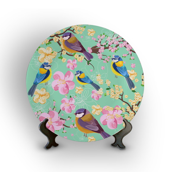 Prato de Porcelana Decorativo