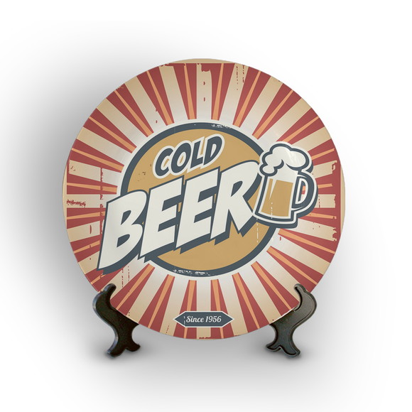 Prato Decorativo Beer