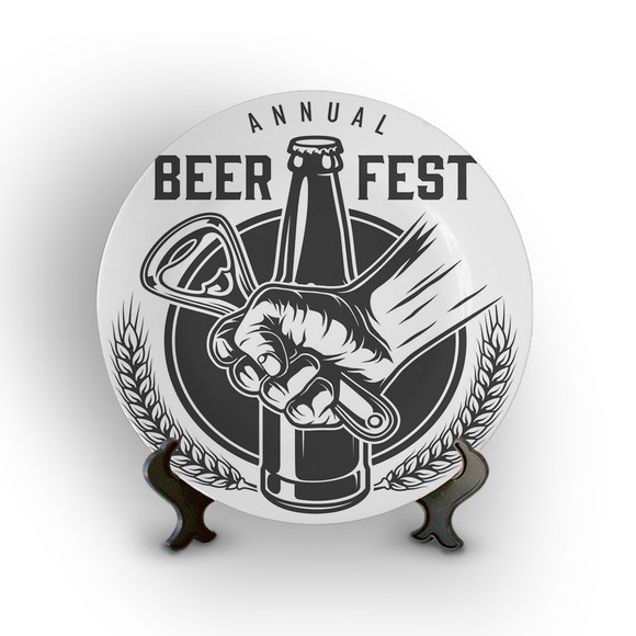 Prato Decorativo Beer