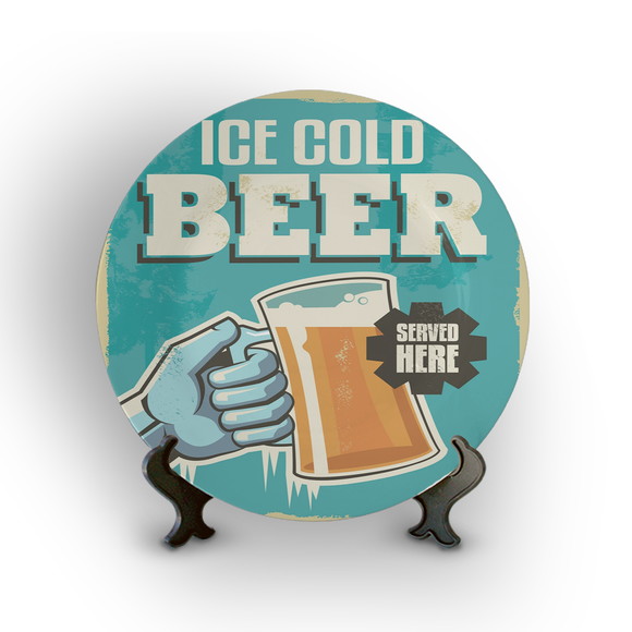 Prato Decorativo Beer