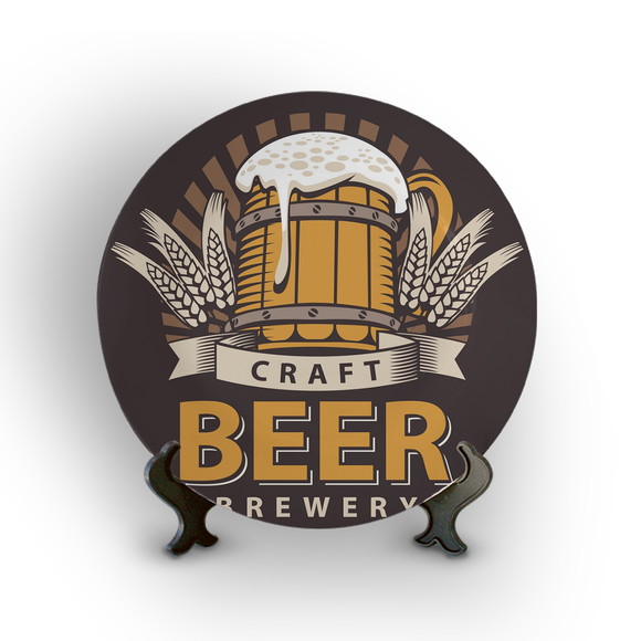 Prato Decorativo Beer