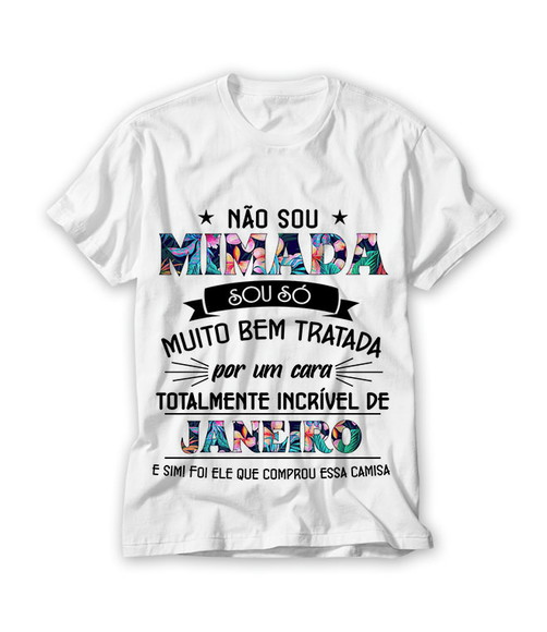 Camiseta Feminina Não Sou Mimada