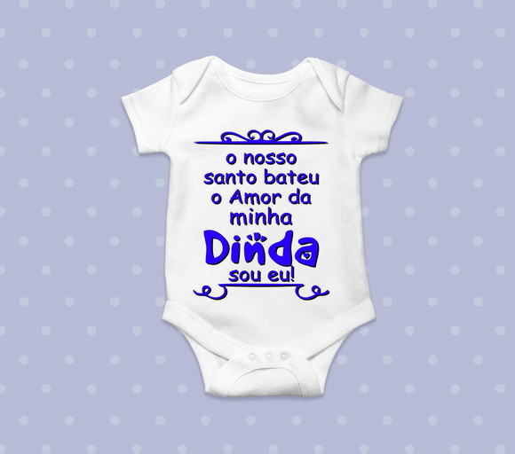 Body Infantil Dinda ou Dindo - Imagem 2