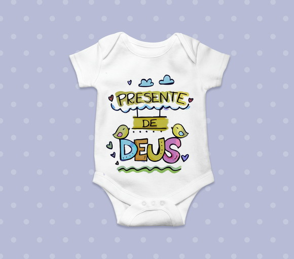 Body Infantil Presente de Deus