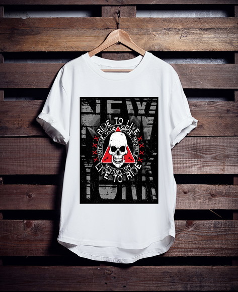 Camiseta Longline New York