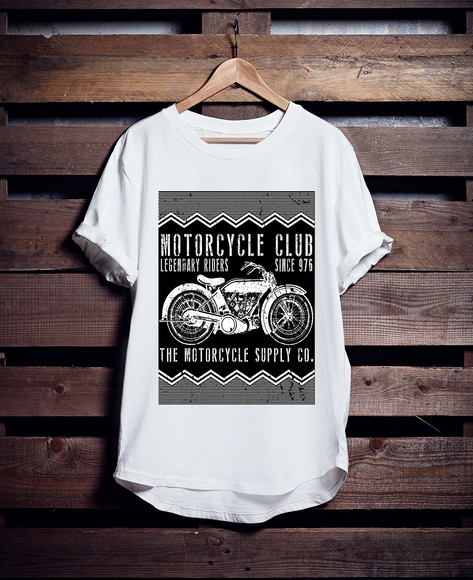 Camiseta Longline Motociclismo