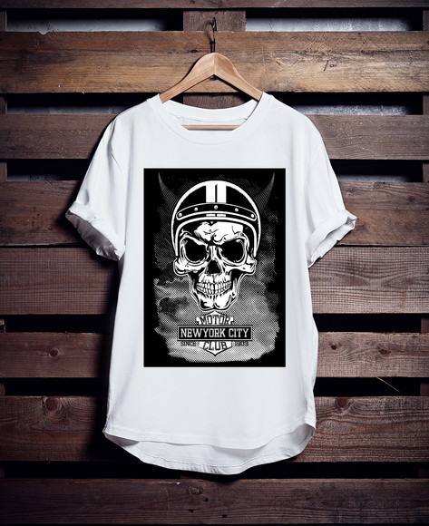 Camiseta Longline Motociclismo