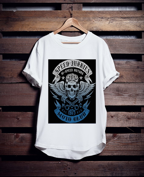 Camiseta Longline Motociclismo