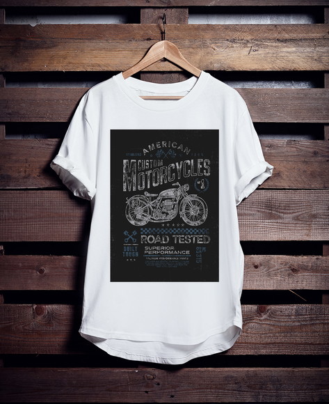 Camiseta Longline Motociclismo