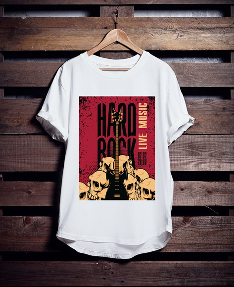 Camiseta Longline Hard Rock