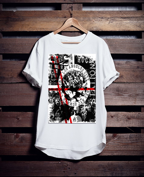 Camiseta Longline Rock