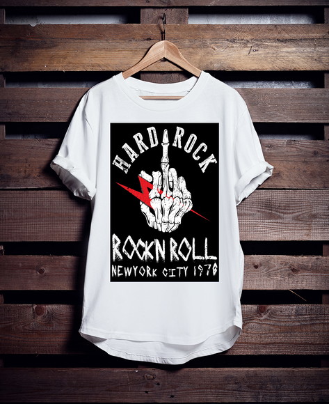 Camiseta Longline Hard Rock