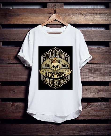 Camiseta Longline Hard Rock
