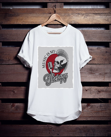 Camiseta Longline Rock