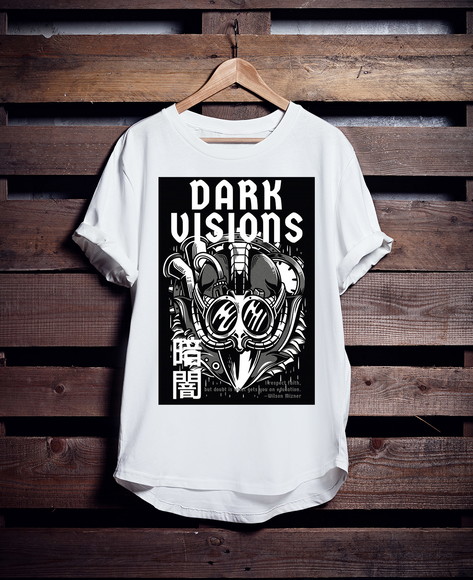 Camiseta Longline Dark Vision