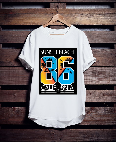 Camiseta Longline Sunset