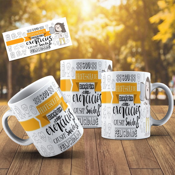 Caneca Profissão Educação Física