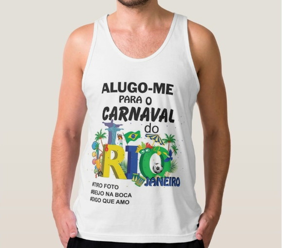 Camiseta Regata Carnaval