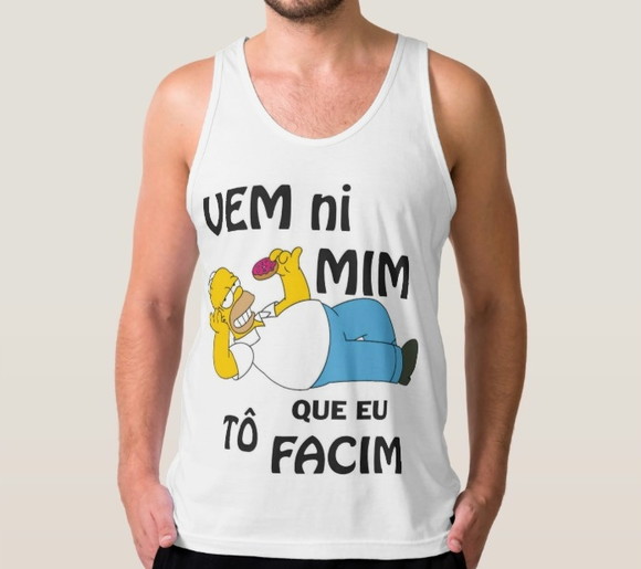 Camiseta Regata Vem Nim Mim