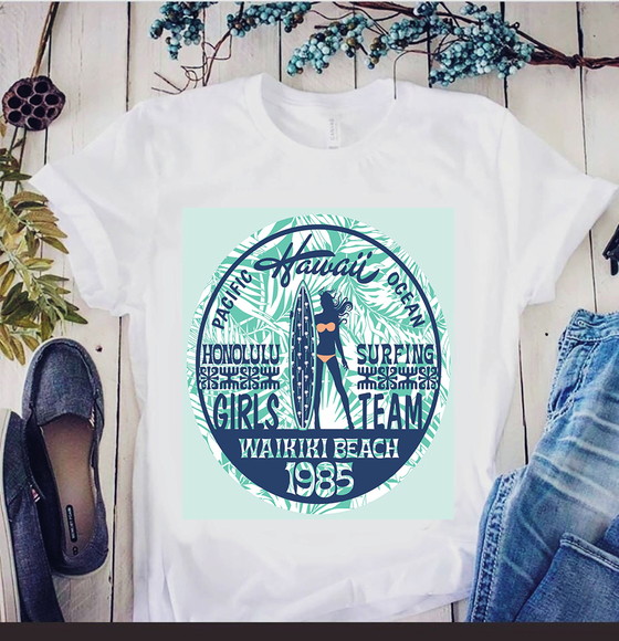 Camiseta Feminina Hawai