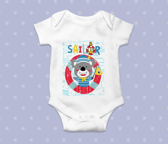 Body Infantil Ursinho