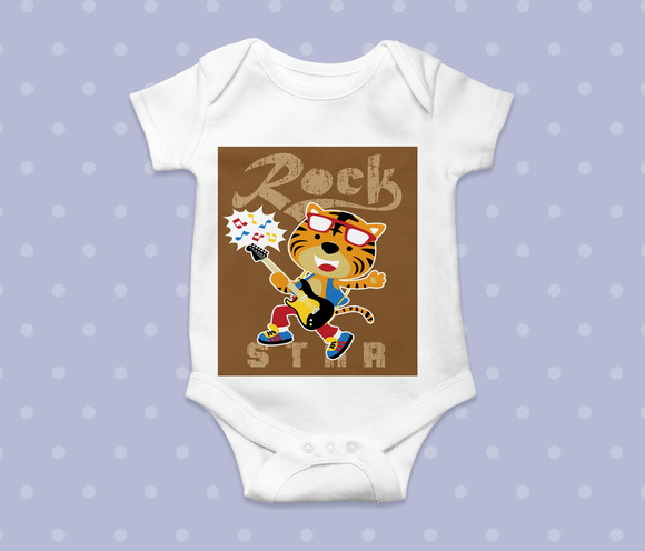 Body Infantil Rock Star