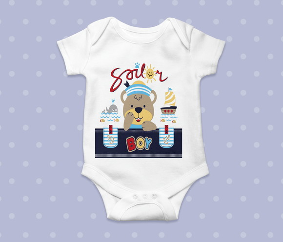 Body Infantil Ursinho