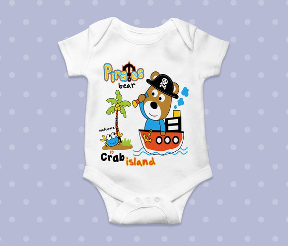 Body Infantil Pirata