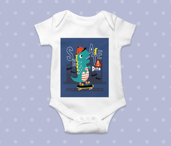 Body Infantil Dinossauro