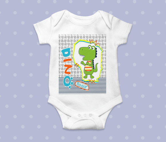 Body Infantil Dinossauro
