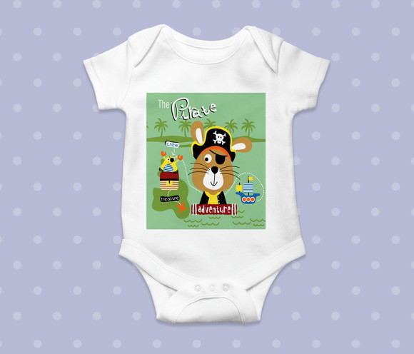 Body Infantil Pirata