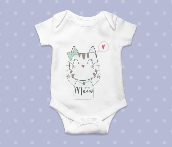Body Infantil Meow