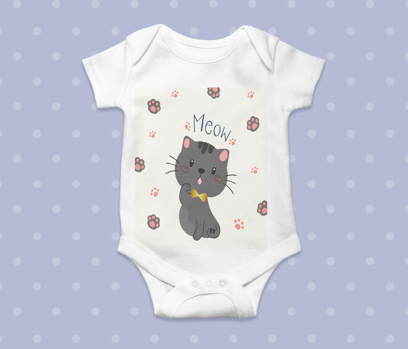 Body Infantil Meow