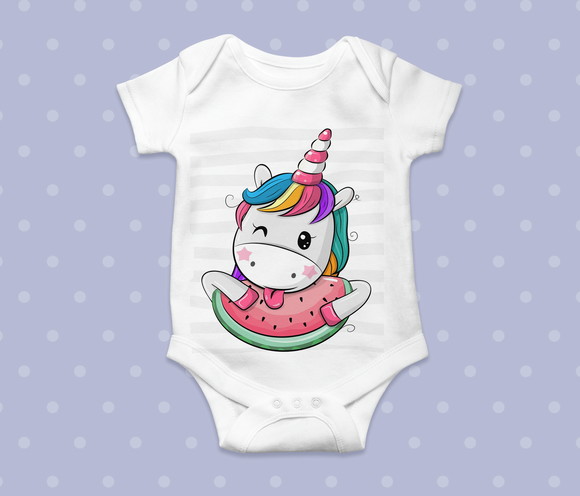 Body Infantil Unicórnio