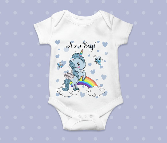 Body Infantil Unicórnio