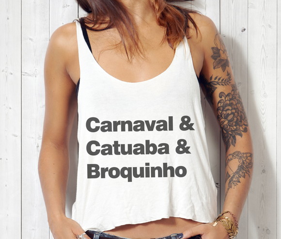 Blusa Cropped Carnaval