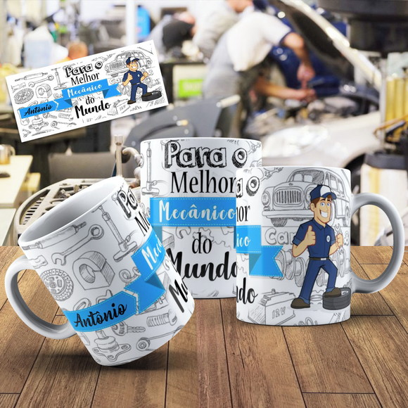 Caneca Para o Melhor Mecânico do mundo