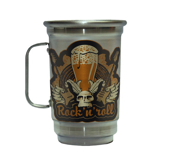 Caneca de Chopp em Alumínio 750 ml