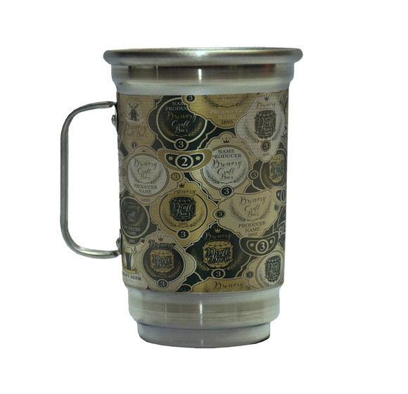 Caneca de Chopp em Alumínio 750 ml
