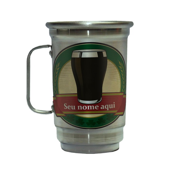 Caneca de Chopp Personalizada em Alumínio 750 ml