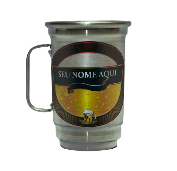 Caneca de Chopp Personalizada em Alumínio 750 ml