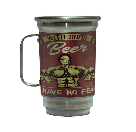 Caneca de Chopp em Alumínio 750 ml
