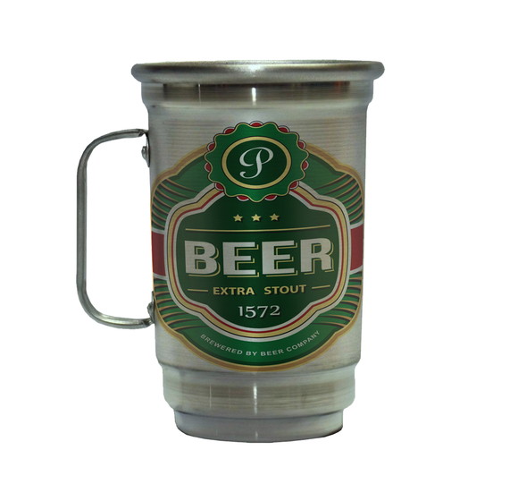 Caneca de Chopp em Alumínio 750 ml