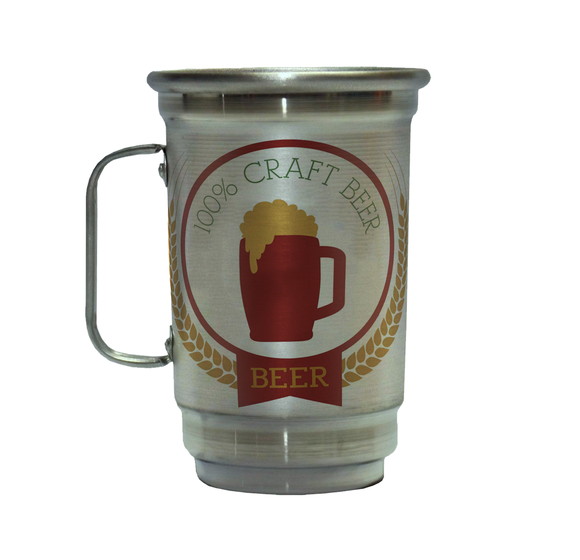 Caneca de Chopp em Alumínio 750 ml