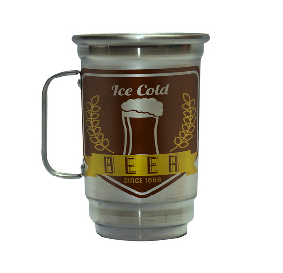 Caneca de Chopp em Alumínio 750 ml