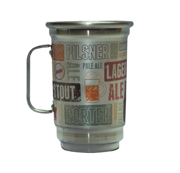 Caneca de Chopp em Alumínio 750 ml