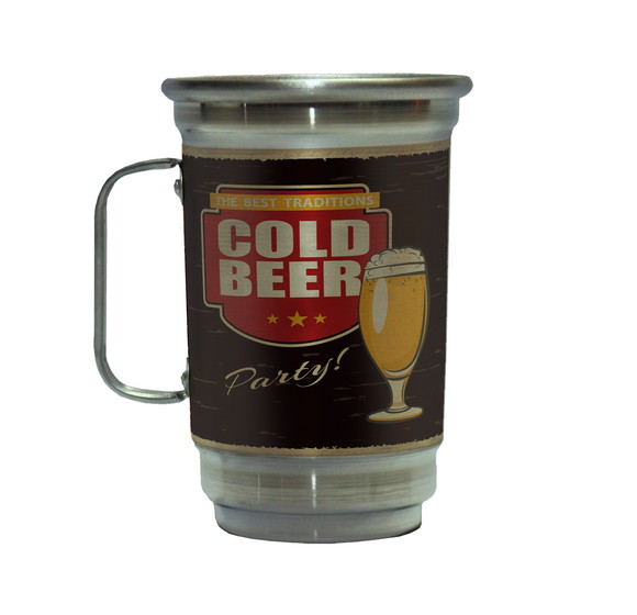 Caneca de Chopp em Alumínio 750 ml