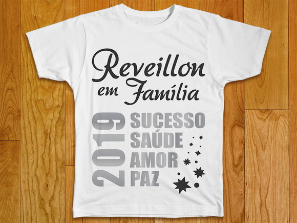 Camiseta Reveillon em Família