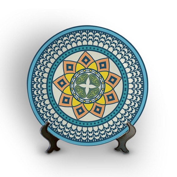 Prato de Porcelana Decorativo