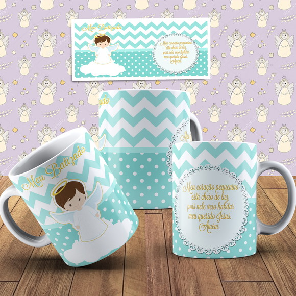 Caneca Personalizada Batizado